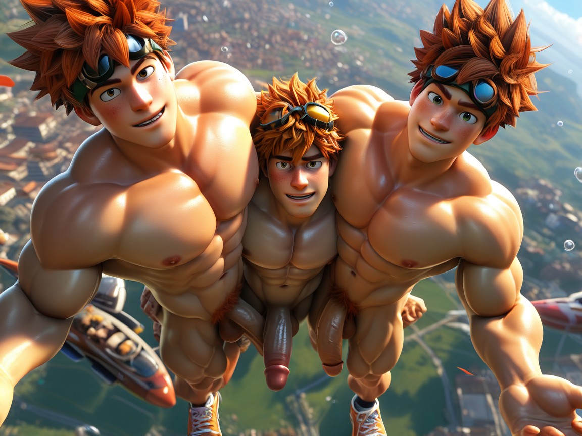 Fit, Massive, Thick Thighs AI Gay Porn