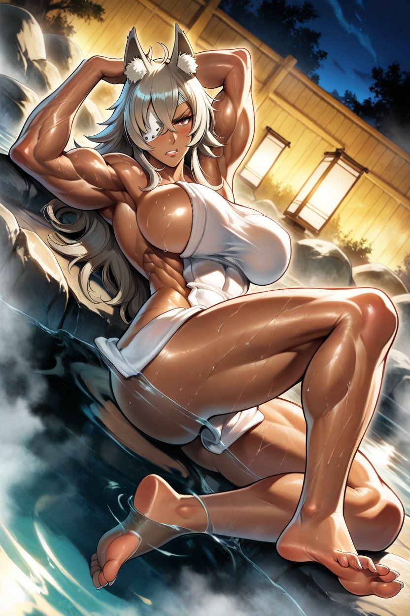 Breasts Showing, Spa, Angry Face Hentai IA