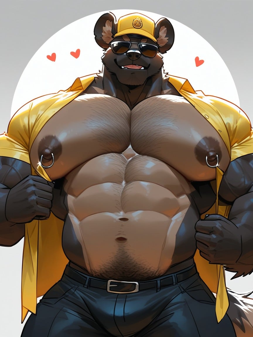 Andromorph, Hyper Muscle Growth, Muscular Furry IA
