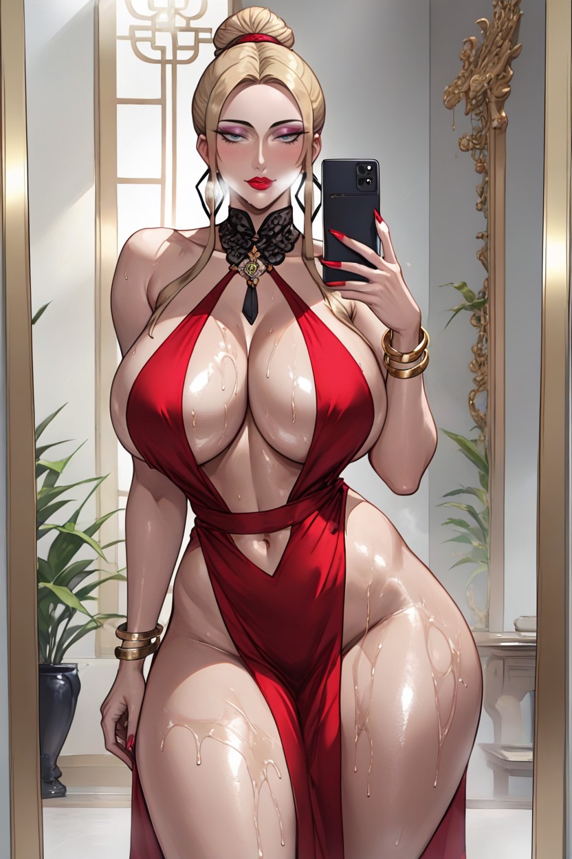 Hourglass Figure, Perfect Anatomy, Long Legs Hentai AI Porn