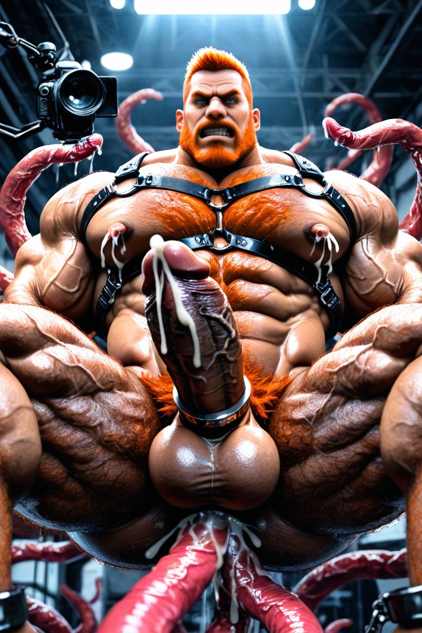 Arms Behind Back, 18+, Chains AI Gay Porn