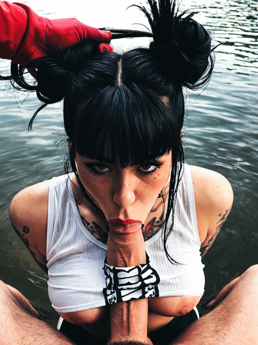 Full Body, Soft Delicate Features, Myspace Emo AI Porn