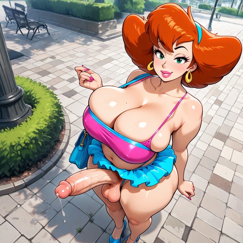 Standing, Park, Public Hair Hentai AI Porn