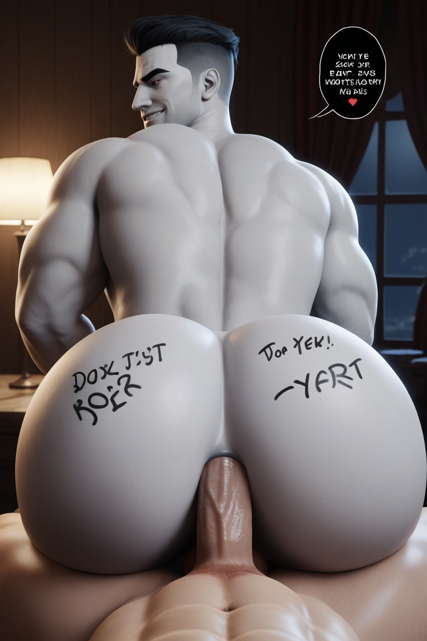 Sub Top, Muscular, Muscular AI Gay Porn