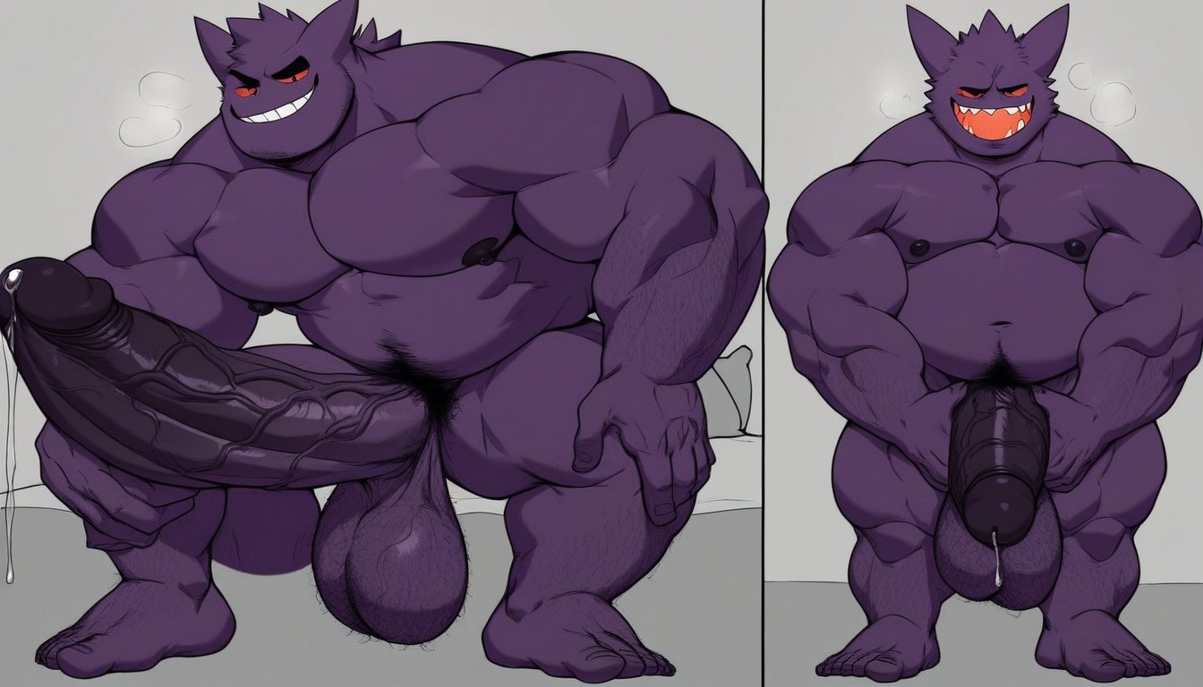 Long Dick, Face, Oversize Hyper Long Veiny Cock AI Gay Porn