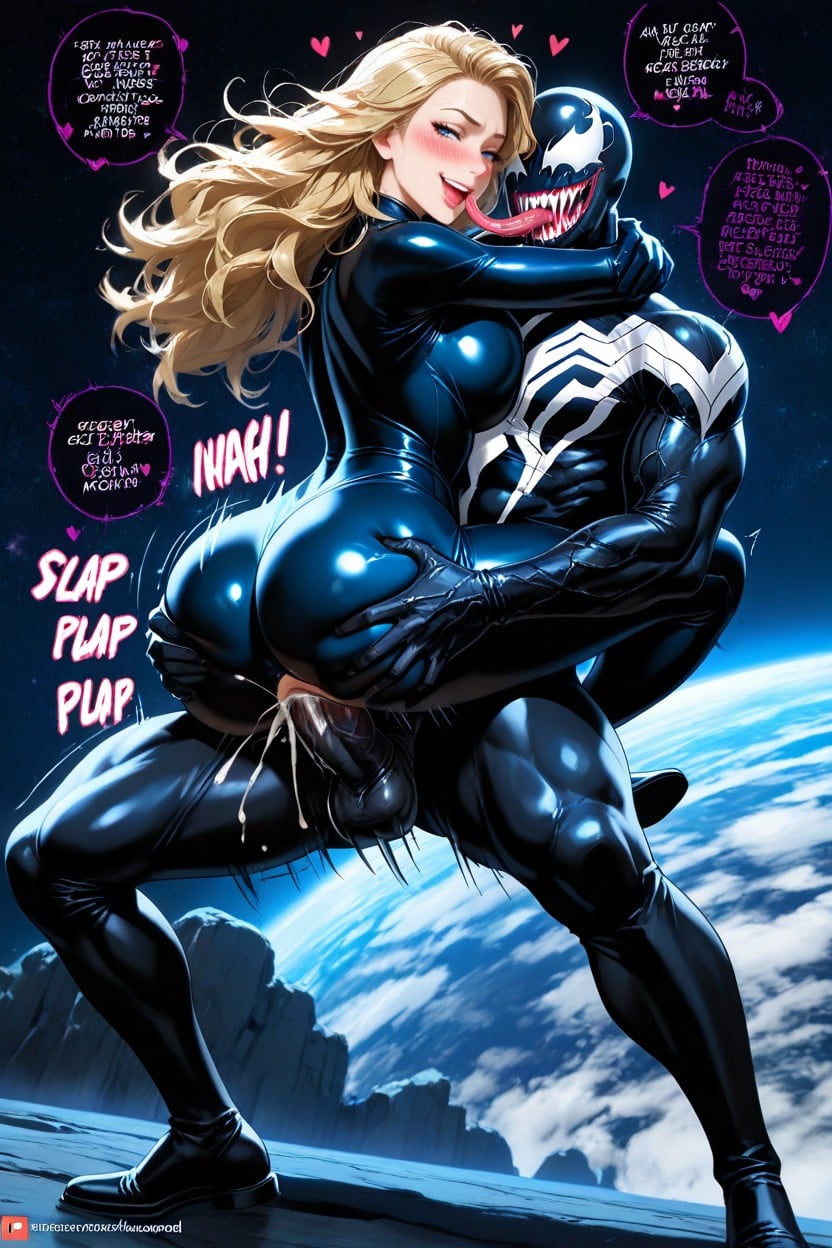 Espiègle, Tongue Around Ass, Venom Fucking Porno IA Hentai