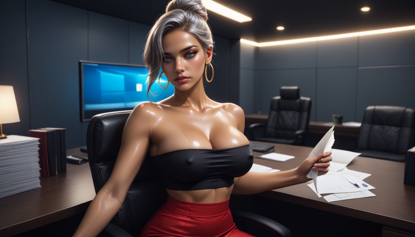 Close Up, Perky Breast, Night AI Porn