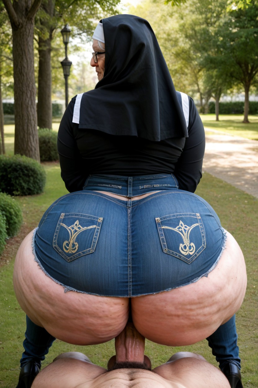 Giant Amazonian Ssbbw, Super Big Pear Shaped Ass, Gigantic Mega Ass Pear AI Porn
