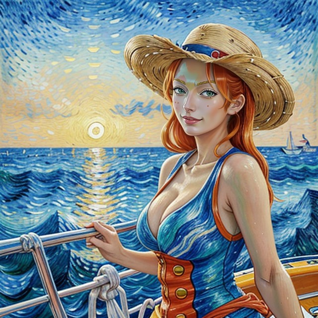 Artstyle Similar To The Painting By Vincent Van Gogh, High Resolution, Insane Resolution AI Porn