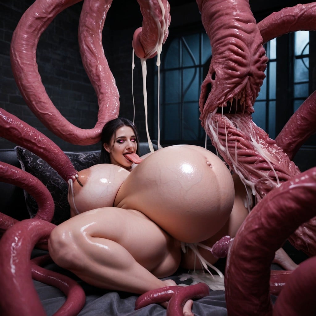 Veiny Breasts, Tentacle Mind Control, Alien Woman Porno IA