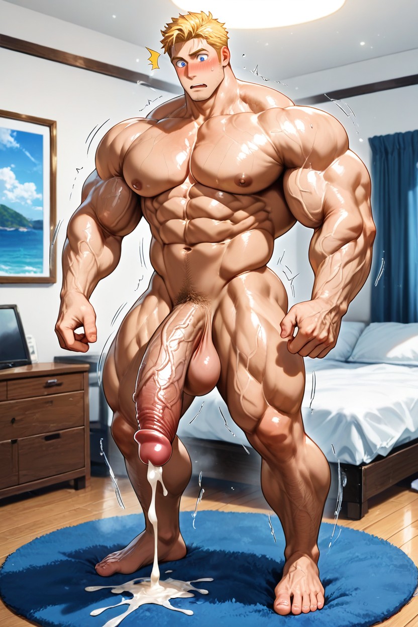 18+, Muscular Body, Topless AI Gay Porn