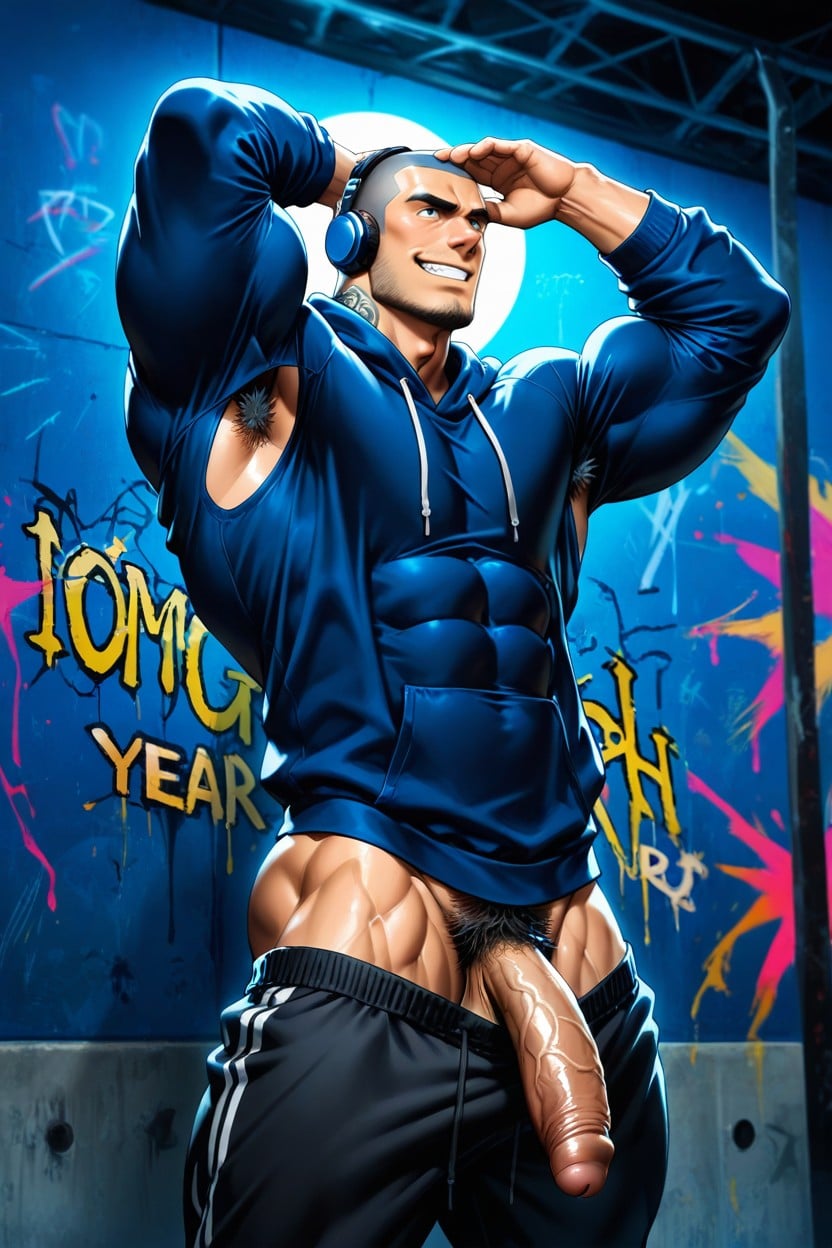 Person, Male Only, Arms Up AI Gay Porn