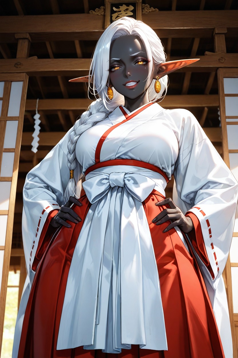 Excited, Inside Japanese Temple, 18+ Hentai AI Porn