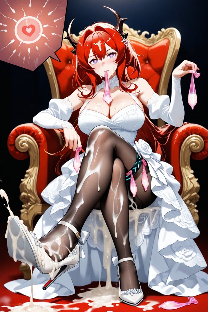 A Lot Ring Used Condom Thigh Circumference, Used Condom, Drinking Semen Hentai AI Porn
