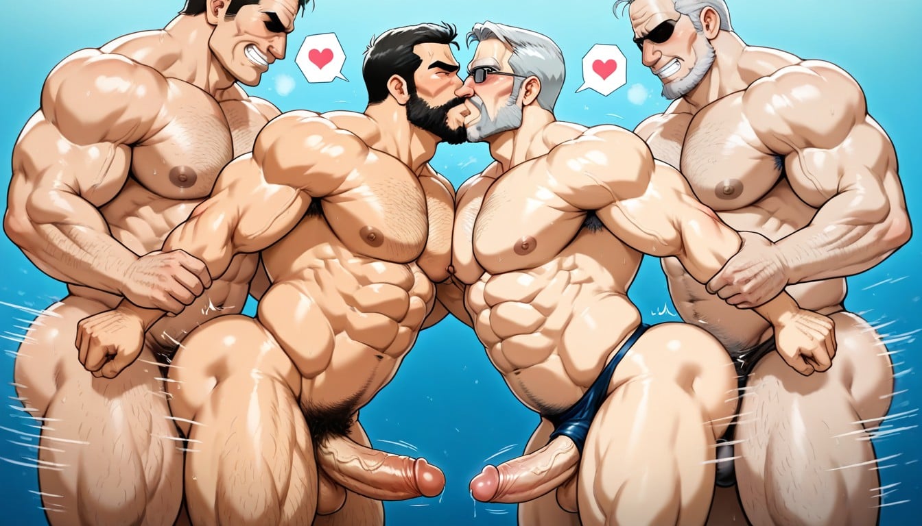 Midriff, Male, Erect Nipples AI Gay Porn