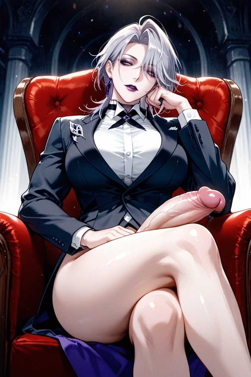 Scornful Eyes, Naked, Pulsating Hentai AI Porn