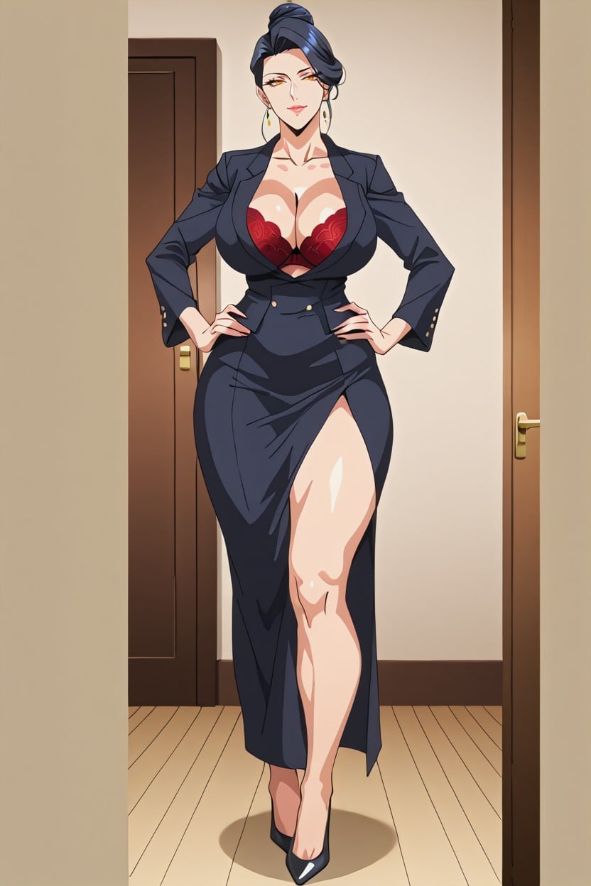 1 Person, Office Shirt, Massive Ass Hentai AI Porn