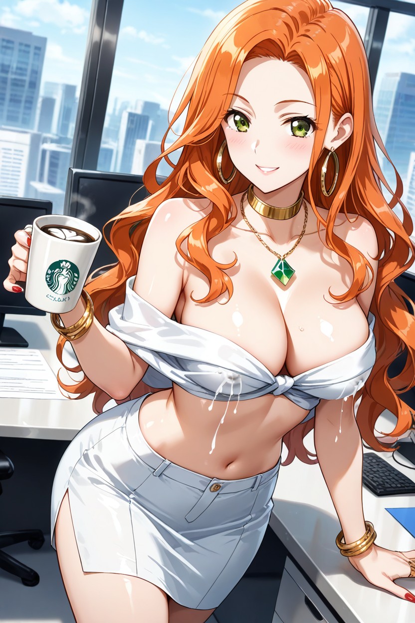 Nami, Coffee, Athletic Ass Hentai AI Porn