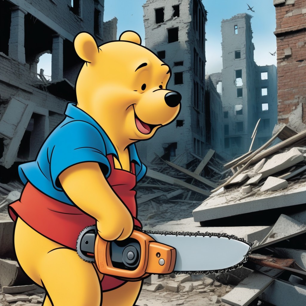 Maniacal Expression, Winnie The Pooh Original Classic Art Style, Winnie The Pooh Original Classic Art Style Porno IA