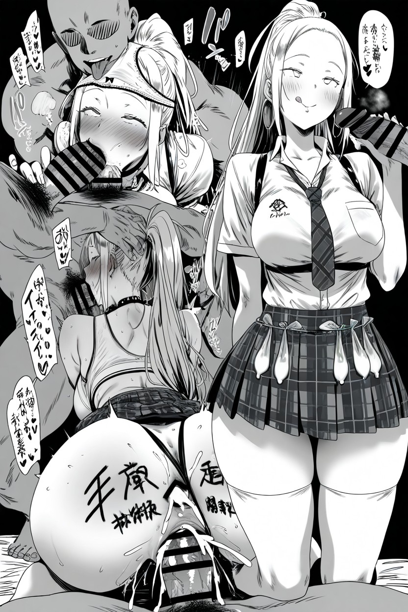 Creampied In Ass And Pussy And Mouth, Ravished, Gangbang Hentai AI Porn