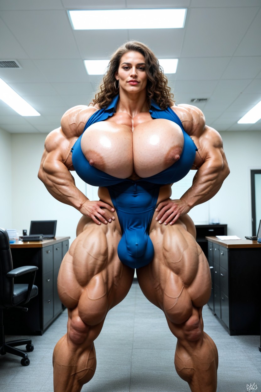 Extremely Wide Hips, Dominating Gaze, Gigantic Pectoralis Major Porno shemale IA