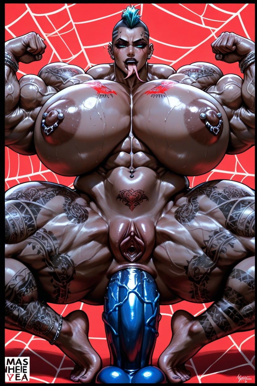 Vascularity, Defined Arms, Wide Shoulders On Steroids Porno IA