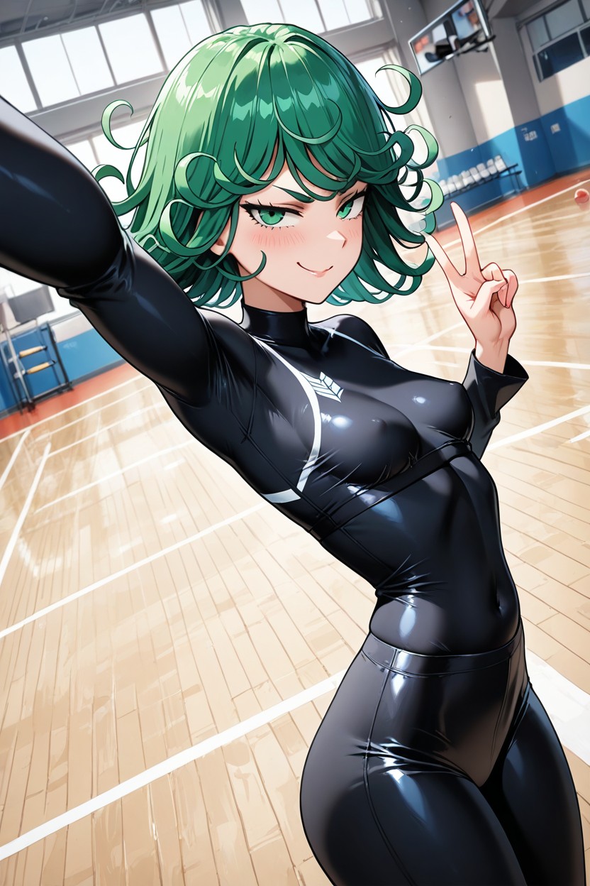 Leggings, Sport Bra, Tatsumaki AI Porn