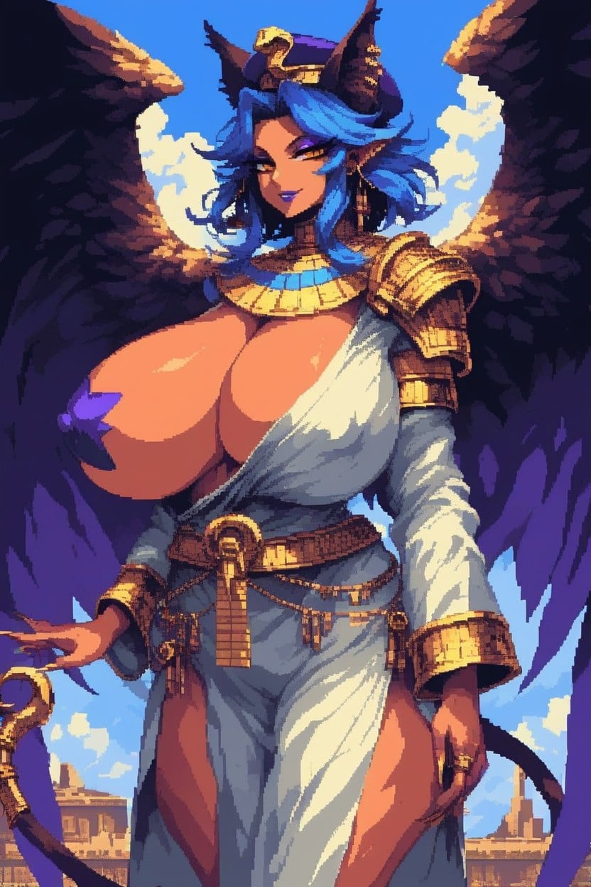 Long Tunic, Detailed Face, Egyptian Hentai AI Porn