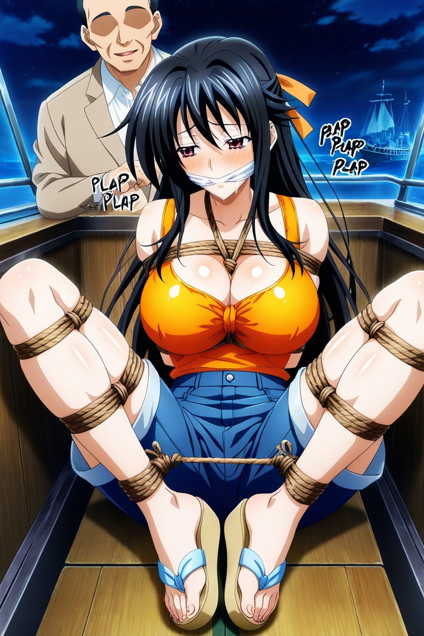Sound Effects, Anime Screencap, Hogtied Hentai AI Porn