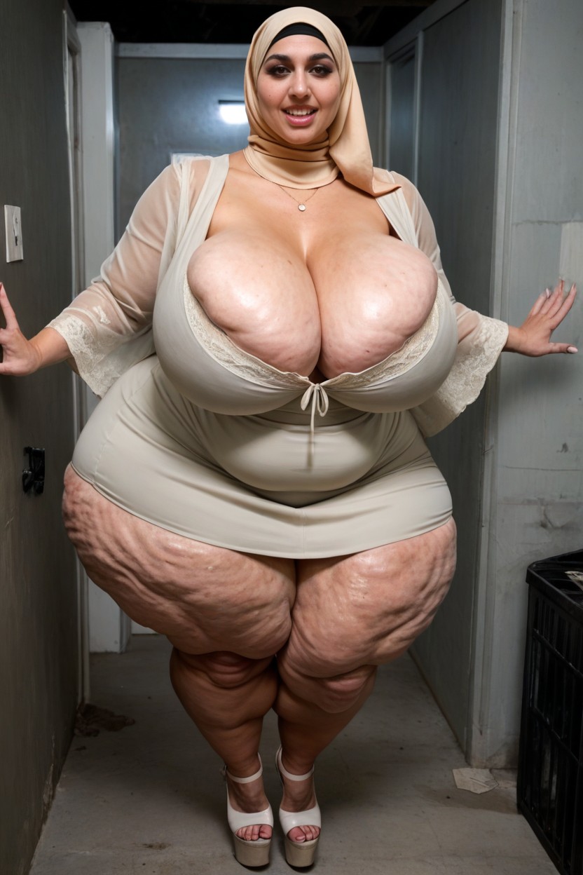 Full Thick Bbw Body, Cellulite Gigantic Ass, Ssbbw Porno IA