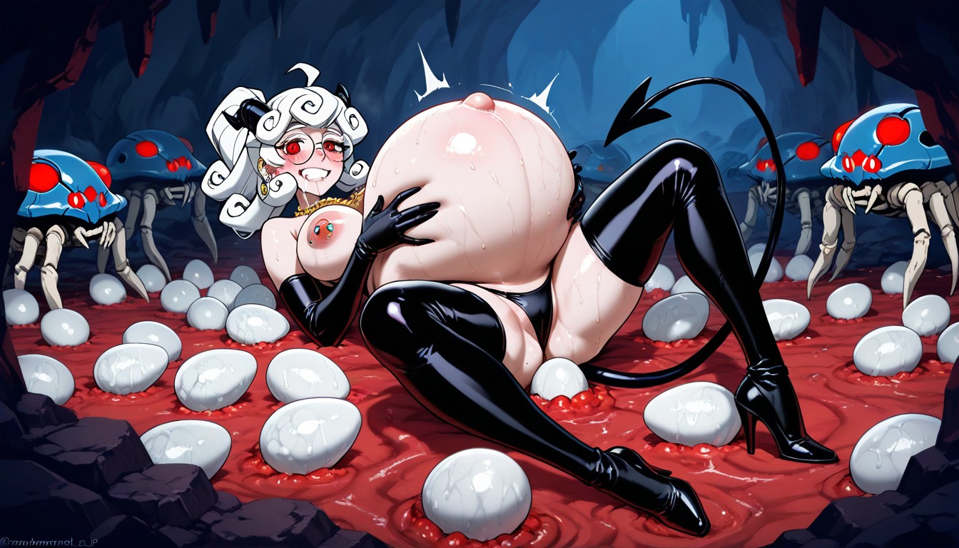 Black High Heels, Looking At The Viewer, Legs Together Hentai AI Porn