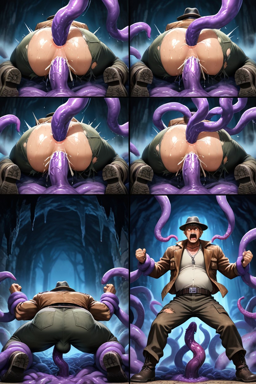 In A Dark Cave, Deepthroat, Fog AI Gay Porn
