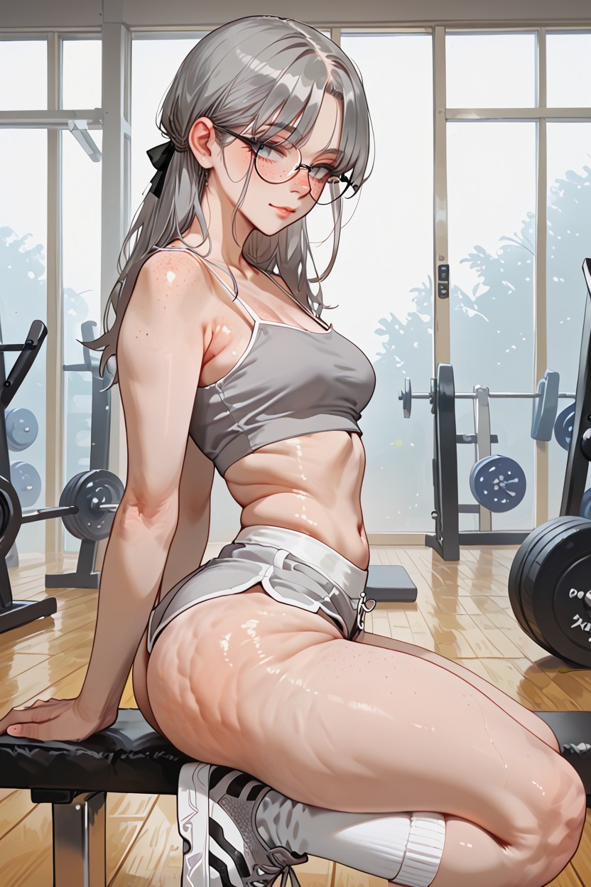 Waist, Circle Glasses, 18+ Hentai AI Porn