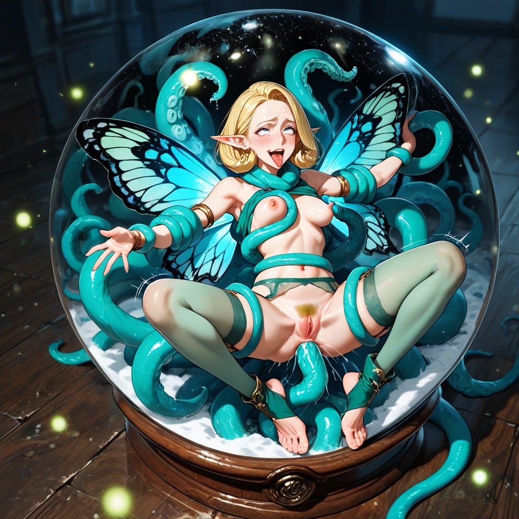 Lifted Mid-air, Wrapped Around Arms, Masterful Aesthetic And Lighting Hentai AI Porn