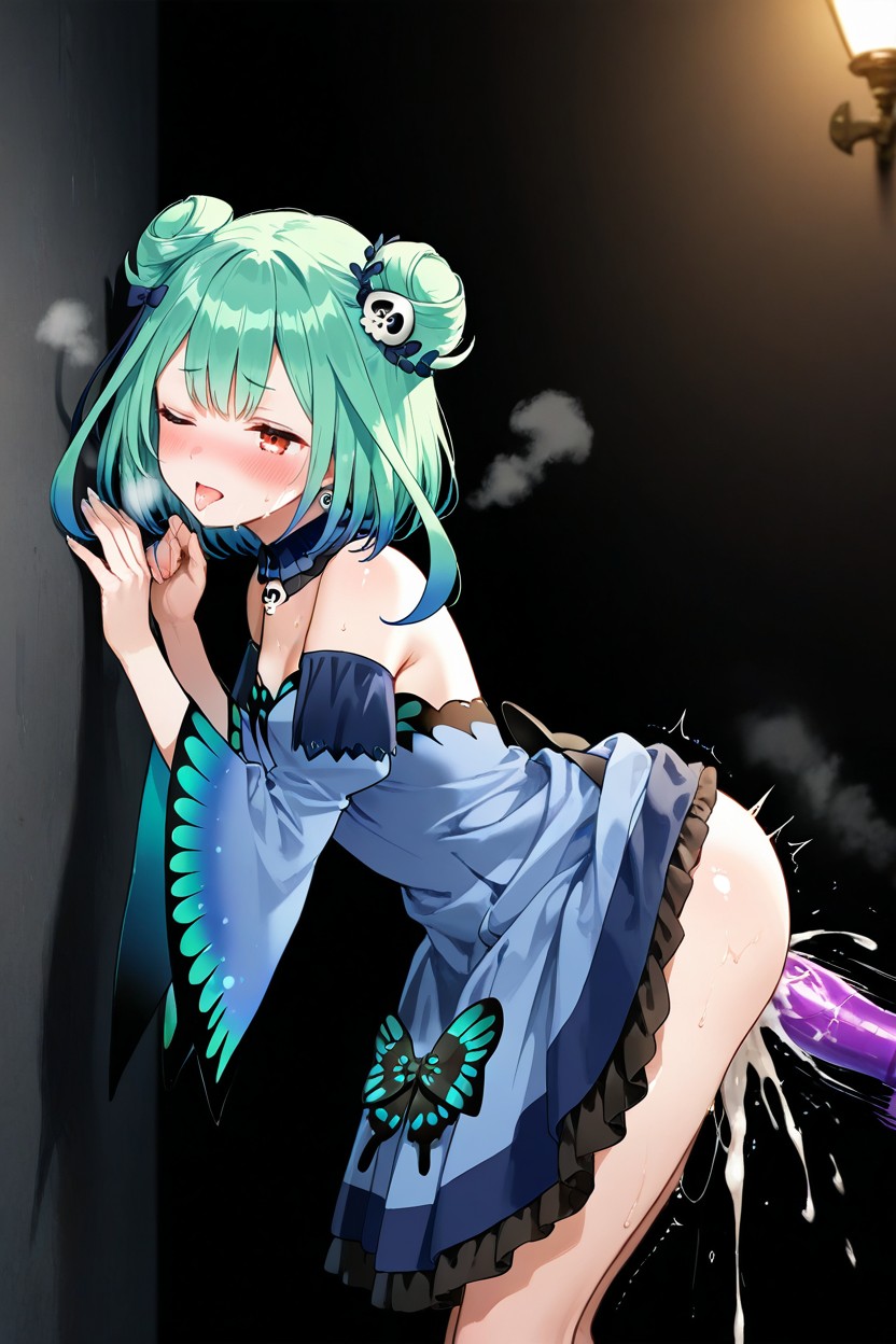 25+, From Side, Detailed Skin Texture Hentai AI Porn