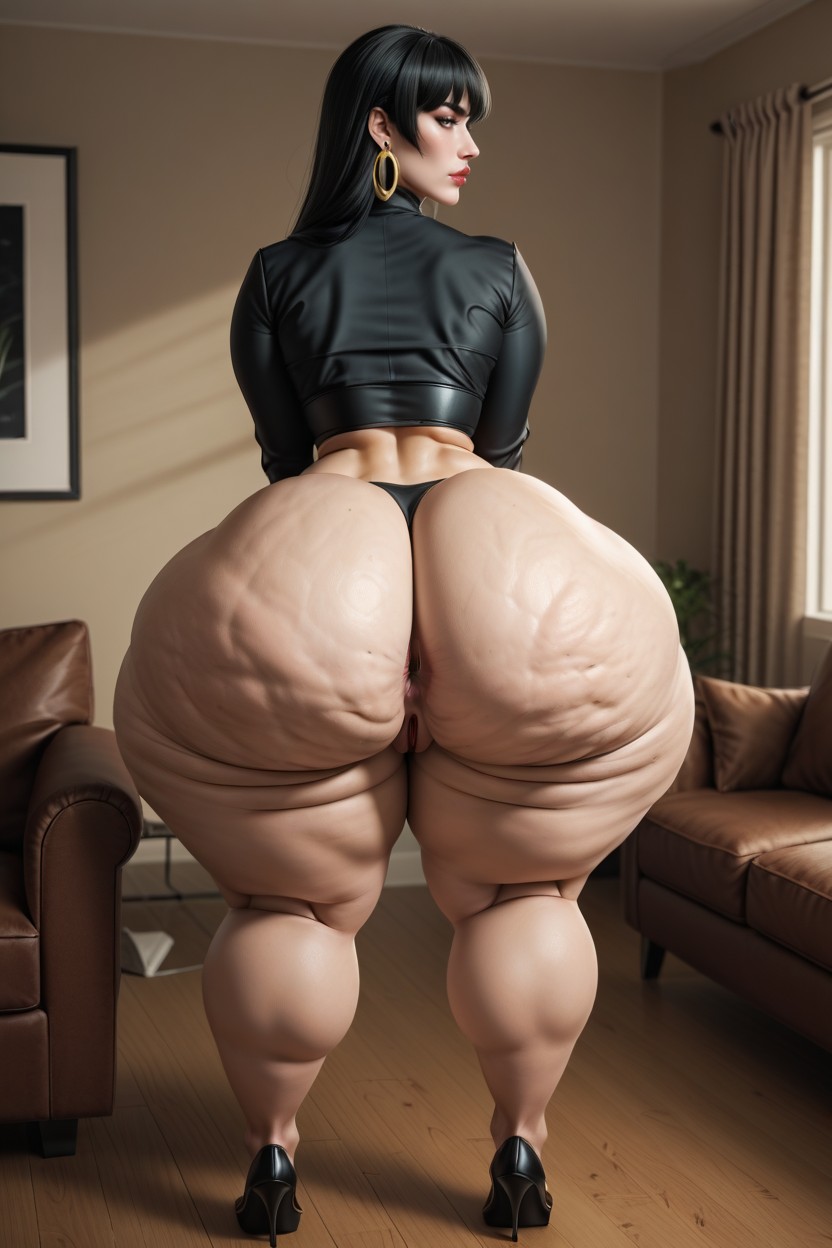 Perky Butt, Full Lips, Cellulite AI Porn