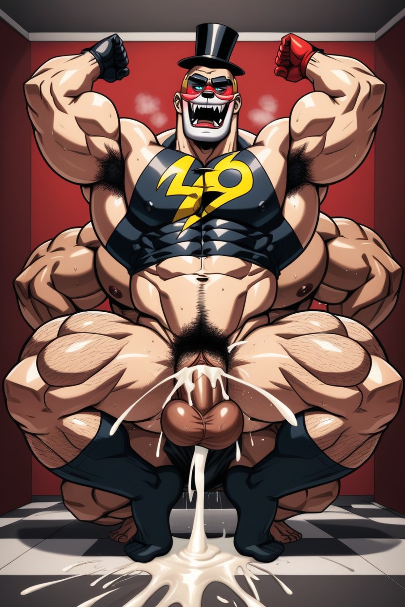 Full Body, Front View, Gay Vaginal Sex AI Gay Porn