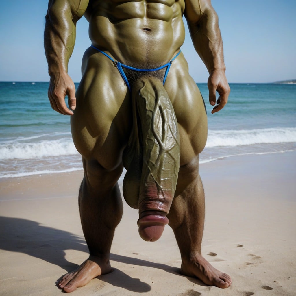 Enormous Penis, Penis, Veins AI Porn