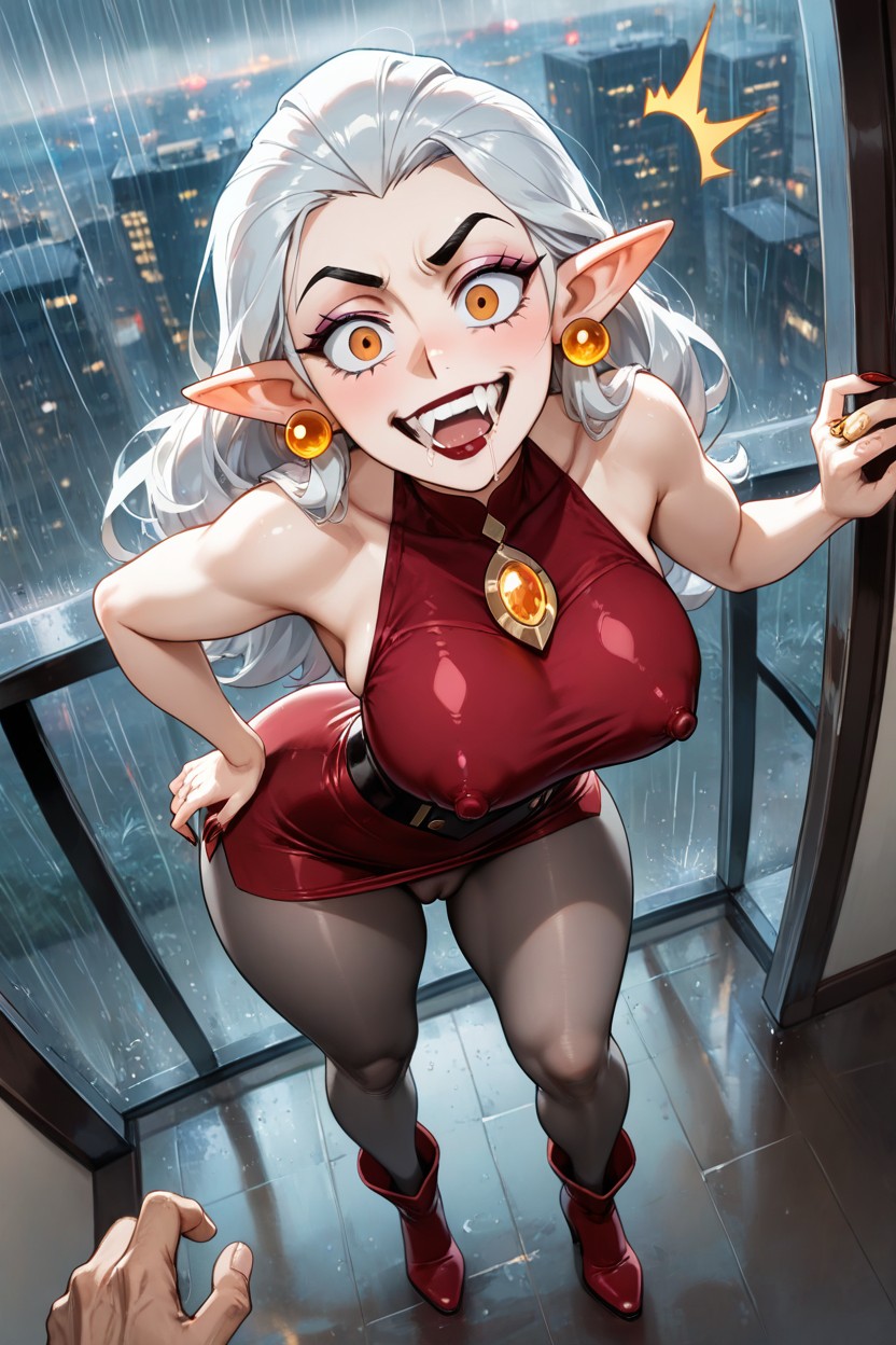 Tilted Head, Eda Clawthorne From Owl House, Angry Hentai AI Porn