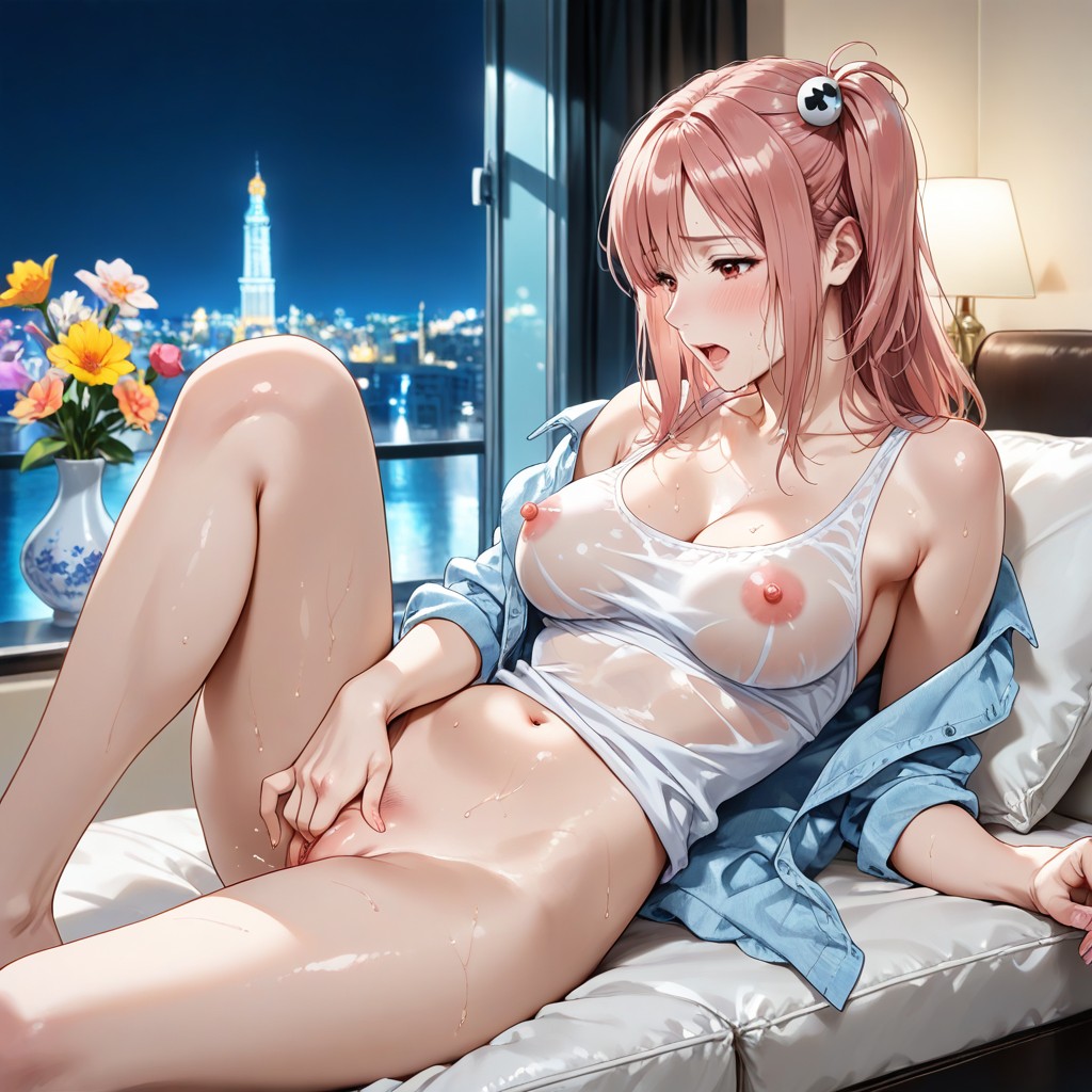 Waist Shot, Luxurious Chandelier, Waist Shot Hentai AI Porn