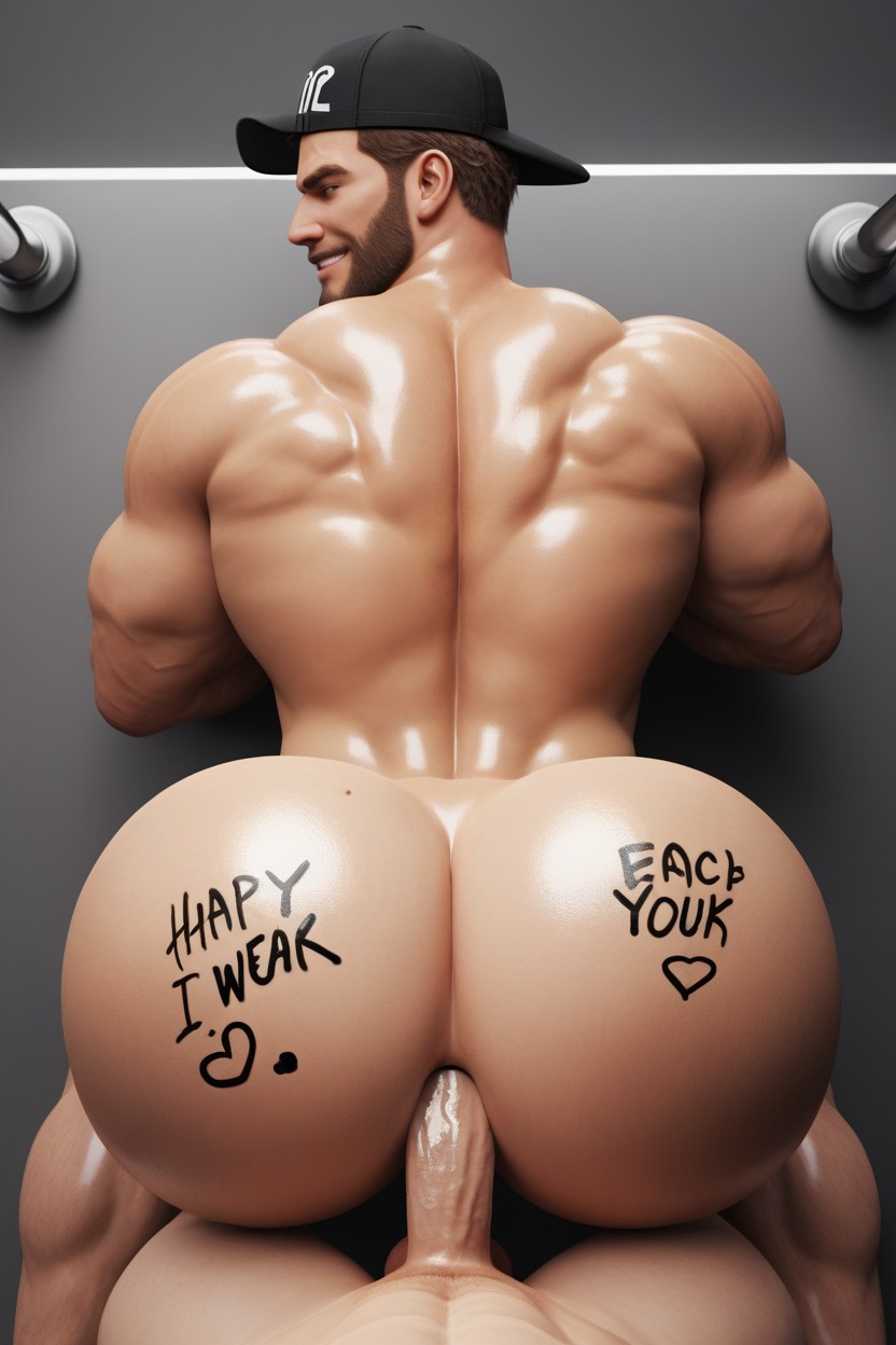 Jock, Hole Is Powerful, Rounded Ass AI Gay Porn
