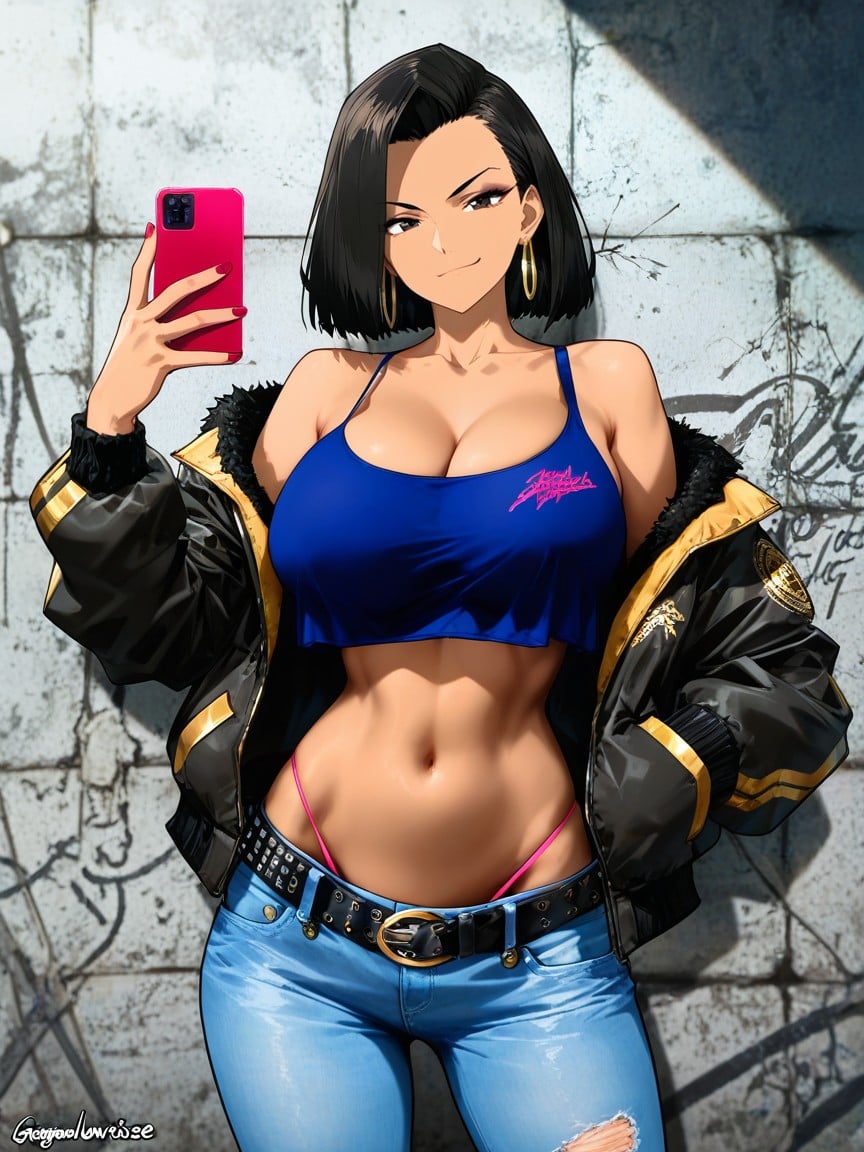 Cinematic Lighting, Stunning Dark Brown Eyes, Slutty Hentai AI Porn