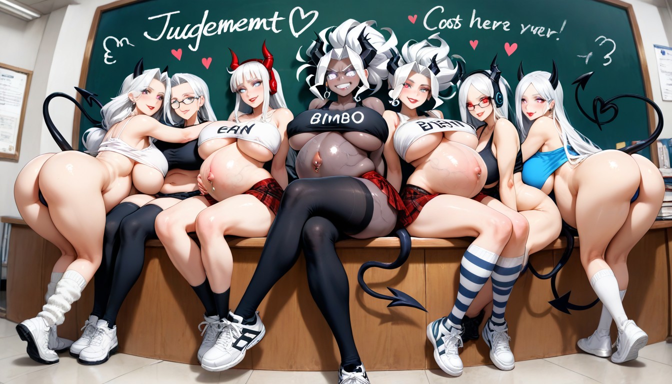 Small Ass, Smile, Sitting On Chair Hentai AI Porn