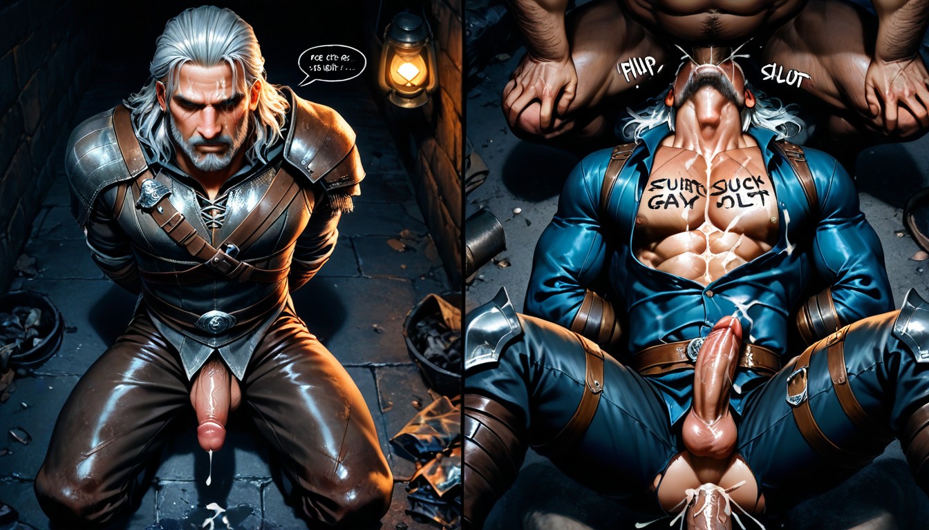 Mouth Full Of Cum, Sound Effect, Deep Throat AI Gay Porn