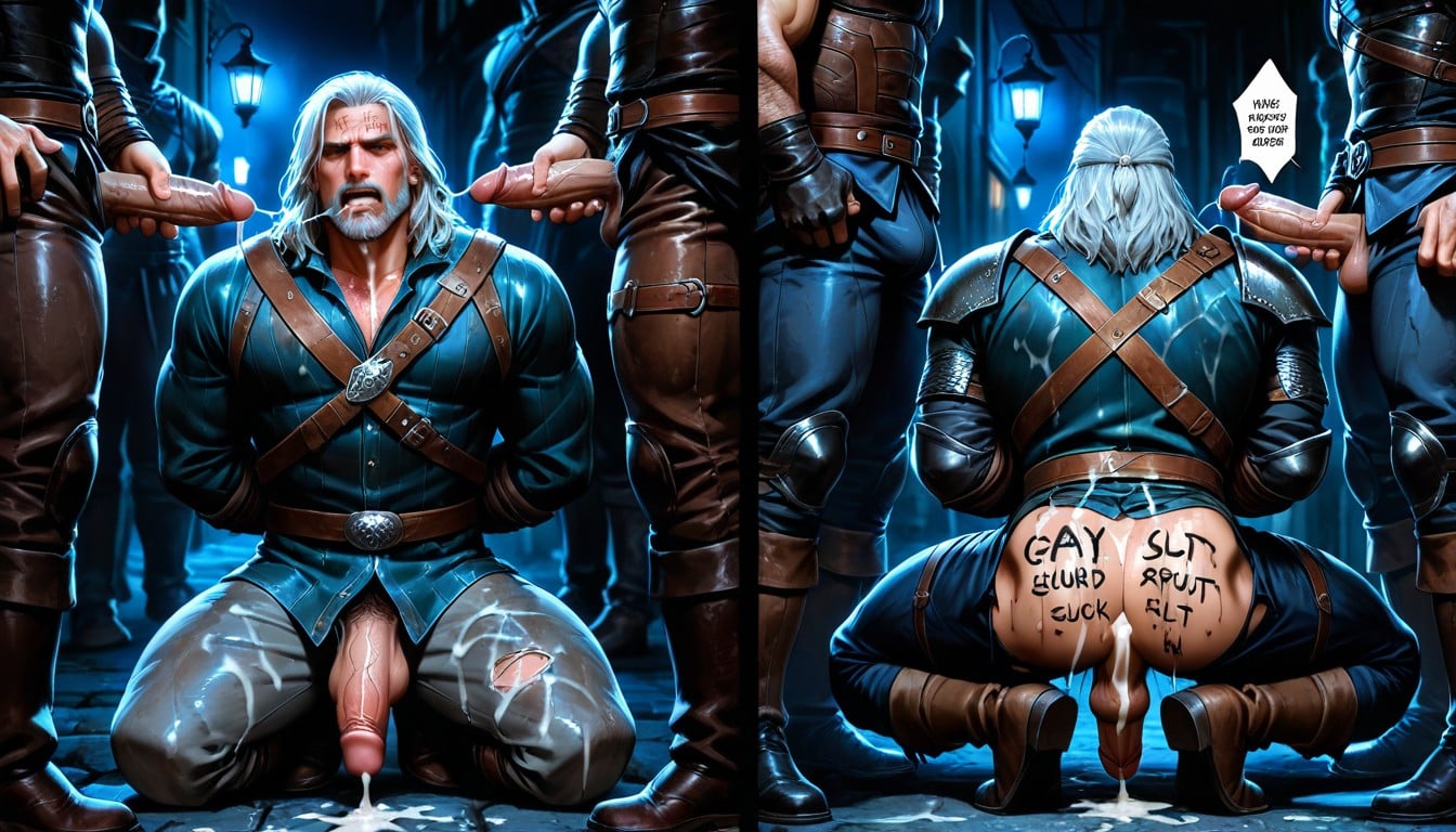 Grim Fantasy, Slut With Body Writing, Gangbang AI Gay Porn