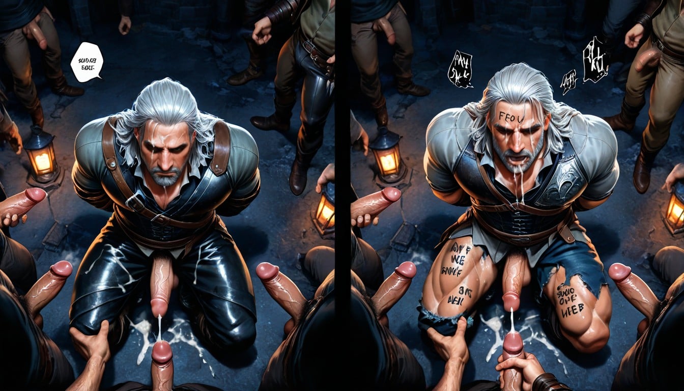 Bara Manga, Hands Behind Back, Cum Steam AI Gay Porn