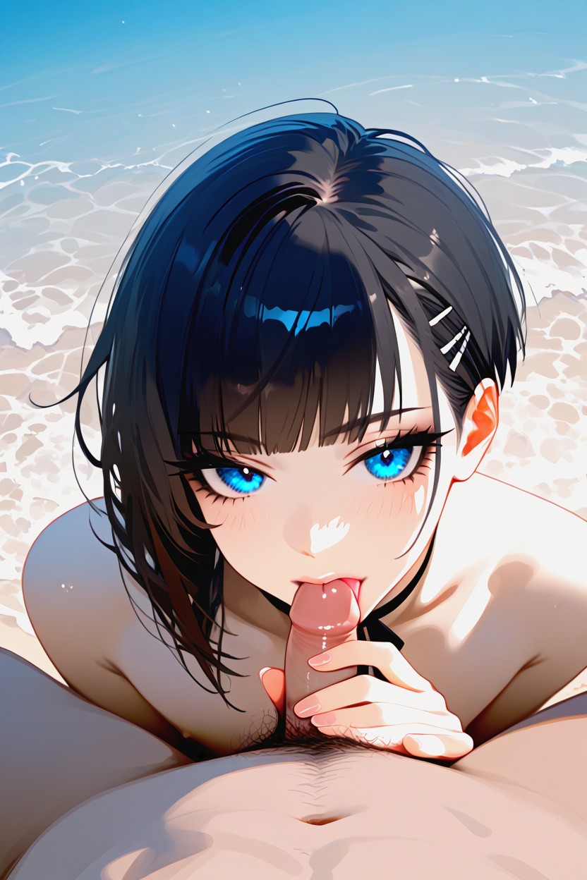 Small, Pixie Cut, Hairless Body AI Gay Porn