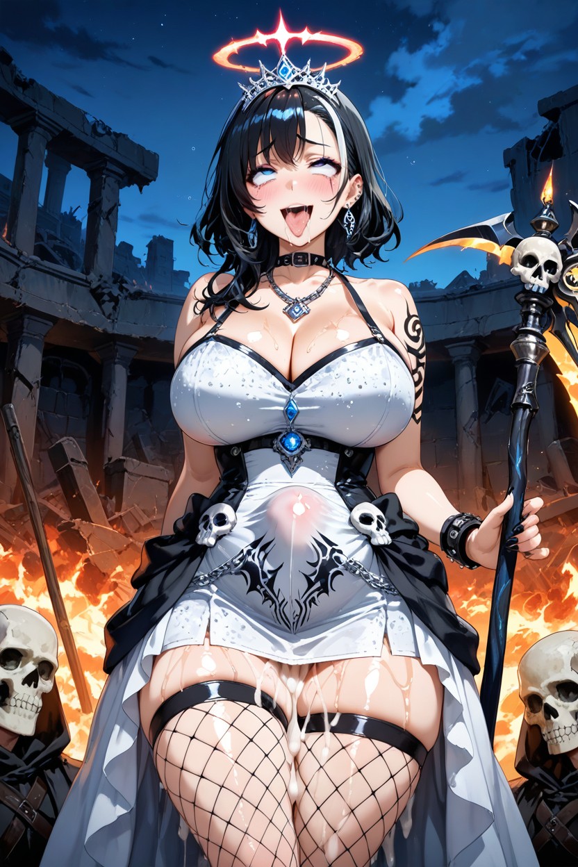Night, The Blue Eyes, Scythe AI Porn
