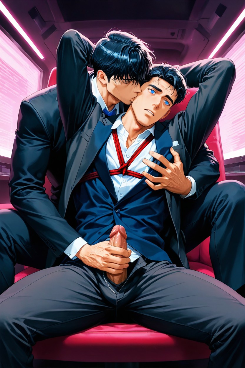 In The House, Long Office Pants, Groping AI Gay Porn