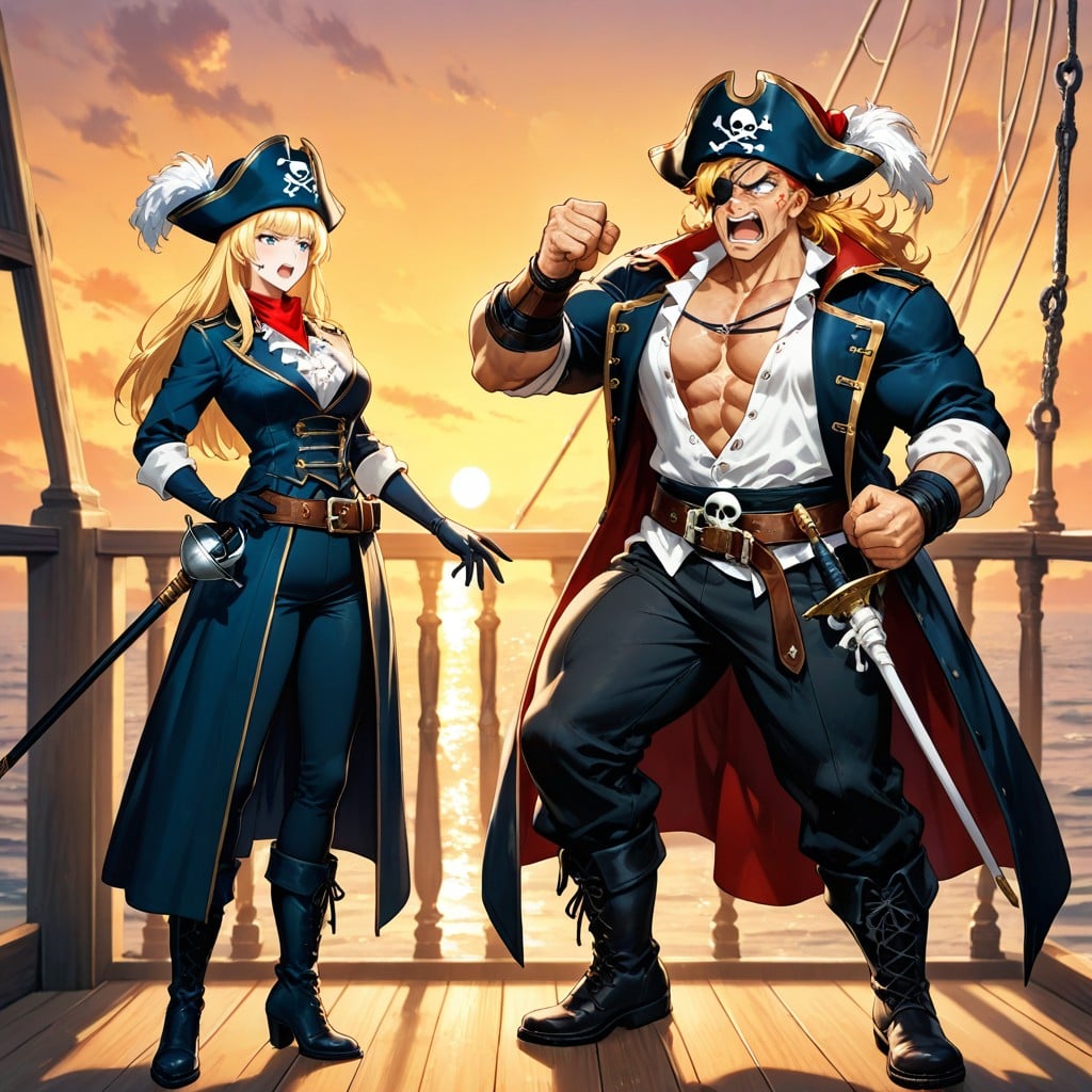 Side View, Detailed, Rapier In Scabbard On Hip Belt Hentai AI Porn
